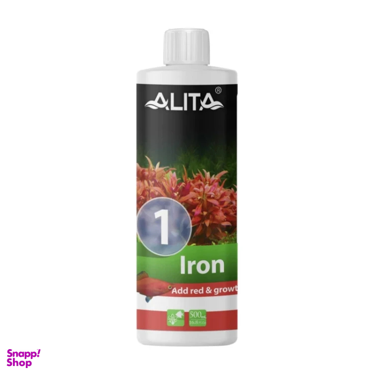 محلول آکواریوم آلیتا مدل Iron حجم 500 میلی لیتر