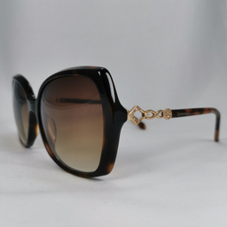 عینک آفتابی زنانه طرح تیفانی مدل پروانه ای رنگ هاوانا