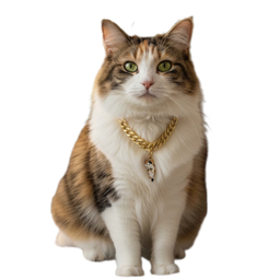 قلاده زنجیری گربه ویماپت مدل کارتیر