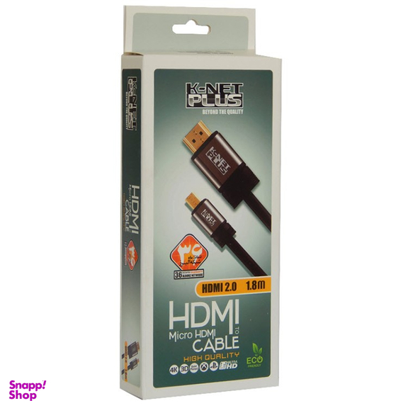کابل HDMI به Micro HDMI کی نت پلاس کد KP-A114 طول 1.8 متر