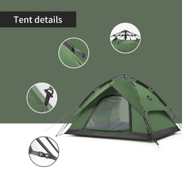 چادر 4 نفره اتوماتيک Naturehike مدل Dual use PopUp 4 Auto کد ZP008