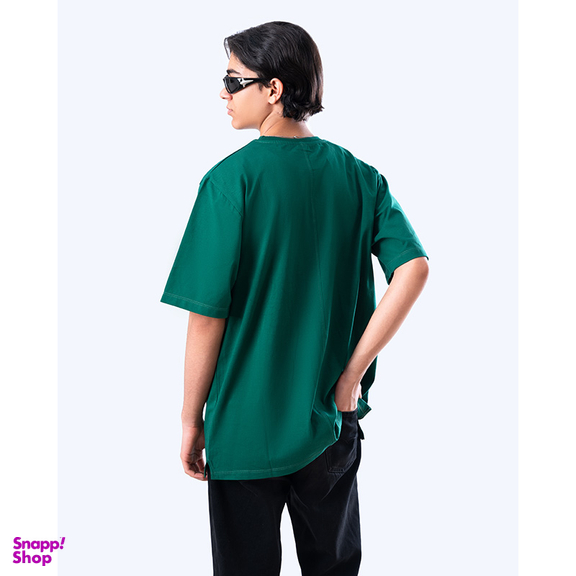 تیشرت مدل Basic رنگ سبز یشمی