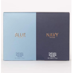 ادوپرفیوم مردانه دفکتو پک دوقلو مدل navy blue