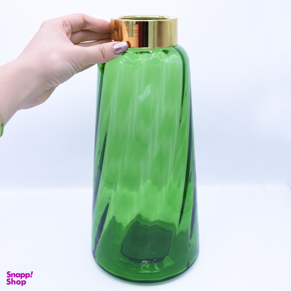گلدان شیشه ای  مدل دست ساز