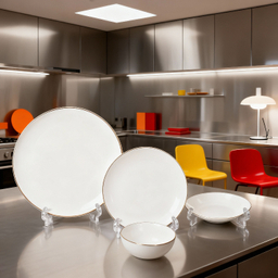 سرویس غذاخوری اپال 26 پارچه دسینی مدل دیوالی خط طلا اقتصادی