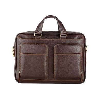 کیف اداری مردانه چرم حقی کد BC27Br