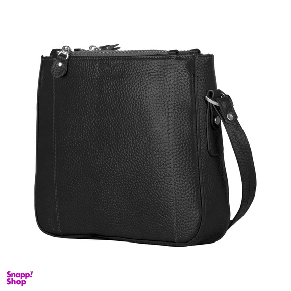کیف دوشی چرم طبیعی زنانه آروین‌ چرم کد AR-117