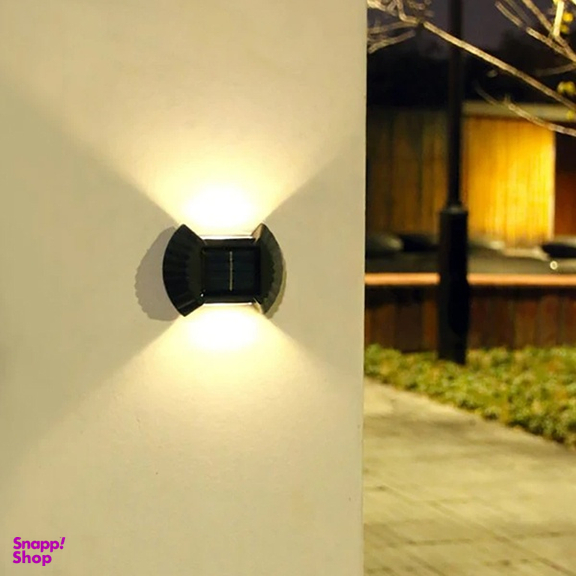 چراغ دیواری خورشیدی مدل دوطرفه پازلی بسته 6 عددی