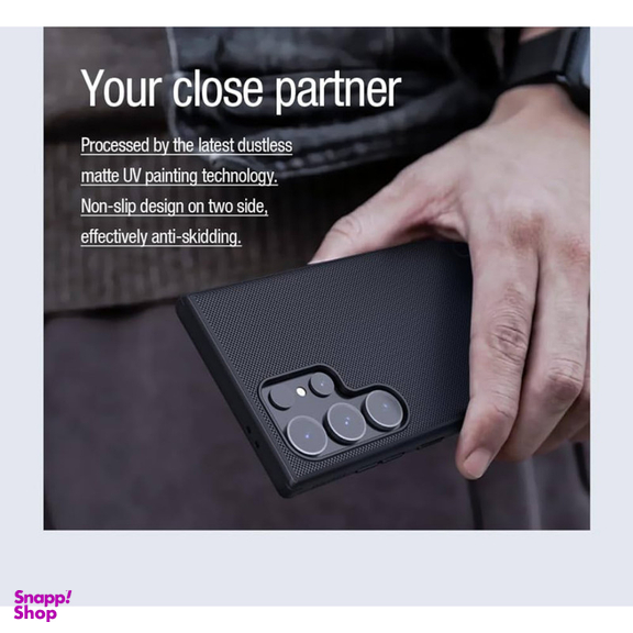 کاور نیلکین مدل Super Frosted Shield Pro Magnetic مناسب برای گوشی موبایل سامسونگ Galaxy S24 Ultra