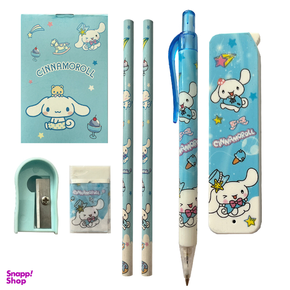 بسته لوازم تحریر طرح سینامورول نمکی کد 044 مجموعه 7 عددی