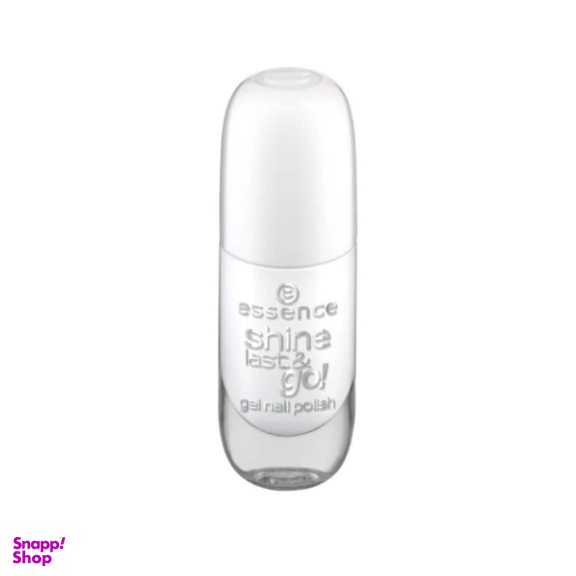 لاک ژل ناخن اسنس مدل Shine last & go کد 33 رنگ سفید