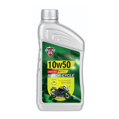 روغن موتور موتورسیکلت TK89 مدل 10w50 SN حجم 1 لیتری