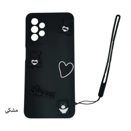 قاب گوشی موبایل لیمیا مدل عروسکی لنزدار ژله ای طرح Sweet مناسب سامسونگ Galaxy A53 به همراه دستبند
