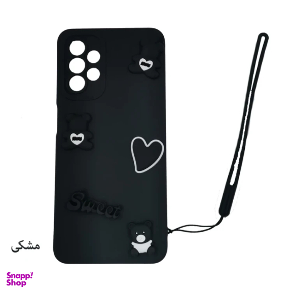 قاب گوشی موبایل لیمیا مدل عروسکی لنزدار ژله ای طرح Sweet مناسب سامسونگ Galaxy A53 به همراه دستبند