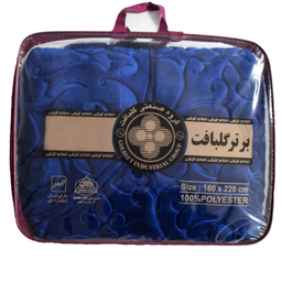 پتو تک‌ نفره گلبافت مارال شاپ مدل سوپر برجسته کد 1001