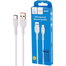 کابل USB به Type-C وی دنمن وی مدل D42T طول 1 متر