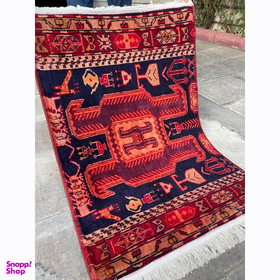 کلاژ فرش دستبافت مدل آذربایجان طرح خشتی