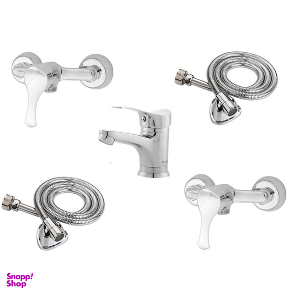 ست شیرآلات حکمت نشان مدل دیبا K مجموعه 5 عددی