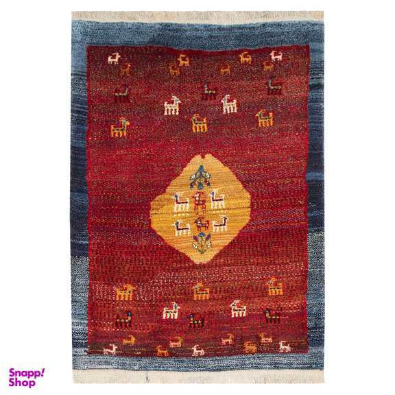 گبه دستباف سی پرشیا کد 129265 سایز 155×117 سانتی متر