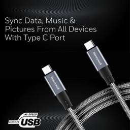 کابل تبدیل USB-C به USB-C هانیول مدل HC000039 طول 1/2 متر