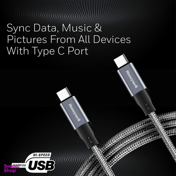 کابل تبدیل USB-C به USB-C هانیول مدل HC000039 طول 1/2 متر