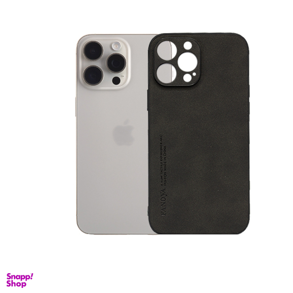 قاب گوشی موبایل چرمی لاکچری FANOYA اپل مدل iPhone 15 Pro Max