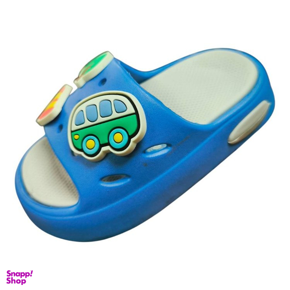 دمپایی پسرانه طرح ماشینی کد 1