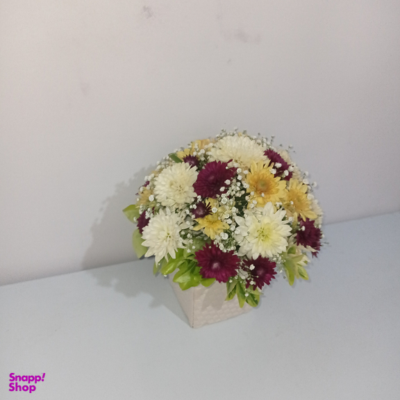 باکس گل طبیعی داوودی کد 113