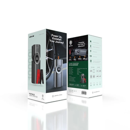 پاوربانک و جامپ استارتر و پمپ باد قابل حمل گرین لاین مدل Portable Jump Starter ظرفیت 10000 میلی‌ آمپر ساعت
