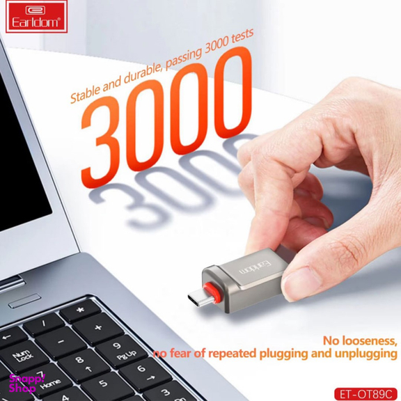 مبدل USB به Type-C ارلدام مدل ET-OT89C