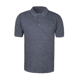 پولوشرت مردانه تکنیک پلاس 07 کد TS-165-NO رنگ خاکستری