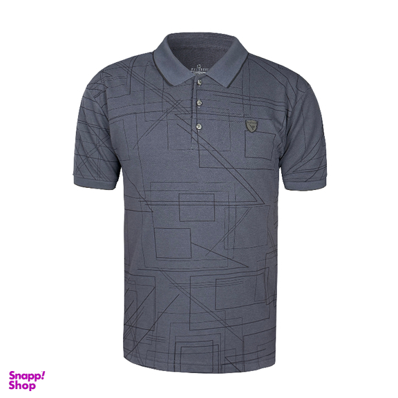 پولوشرت مردانه تکنیک پلاس 07 کد TS-165-NO رنگ خاکستری