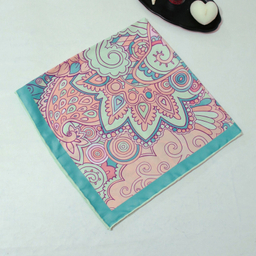 روسری زنانه آنالیا مدل ابریشم مزونی کد a-5077