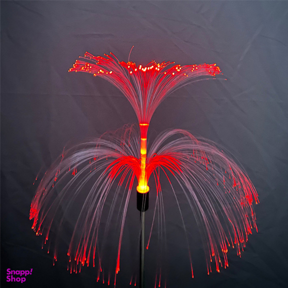 چراغ پارکی خورشیدی سولونیکس مدل قاصدک دو طبقه مجموعه 6 عددی