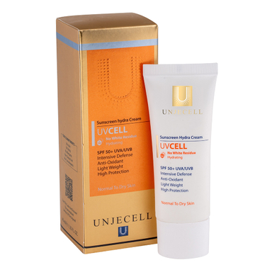 کرم ضد آفتاب آنژسل مدل +SPF50 مناسب پوست خشک حجم 40 میلی لیتر
