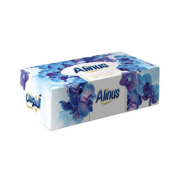 دستمال کاغذی آلینوس مدل دولایه جعبه ای 100 برگ