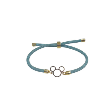 دستبند طلا 18 عیار زنانه طرح میکی موس کد 12