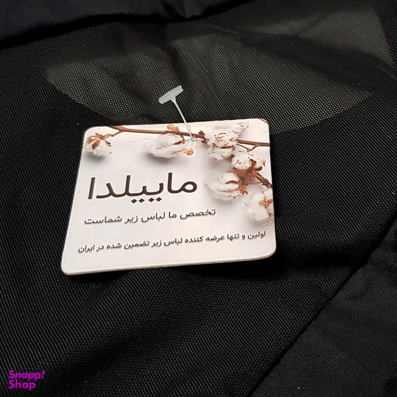 مایو زنانه ماییلدا مدل پددار یک تکه توری کد 4229-705 رنگ مشکی