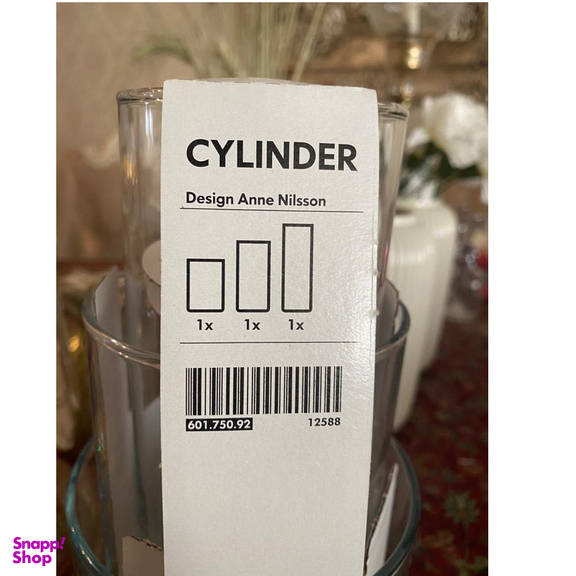 گلدان دکوری ایکیا مدل IKEA-6017 بسته 3 عددی