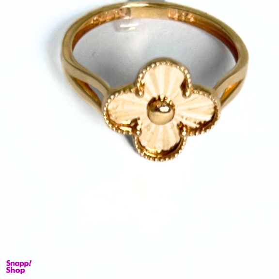 انگشتر طلا 18 عیار زنانه مدل ونکلیف کد 007 سایز 56