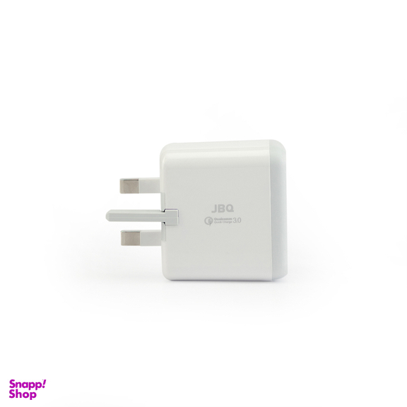 شارژر دیواری 40 وات جی بی کیو مدل F-2USB به همراه کابل Lightning
