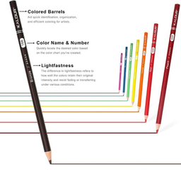 مداد رنگی 520 رنگ جعبه فلزی کالور طرح لاکپشت کد K520