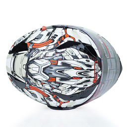 کلاه کاسکت فک متحرک ردلاین مدل 939 Red Luse به همراه کاور