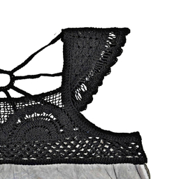 تاپ زنانه مدل دانتل نیو کد 4 رنگ مشکی