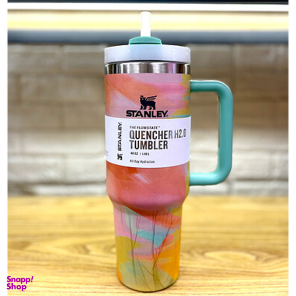 تراول ماگ استنلی مدل Tumbler طرح آبنباتی ظرفیت 1180 میلی‌ لیتر