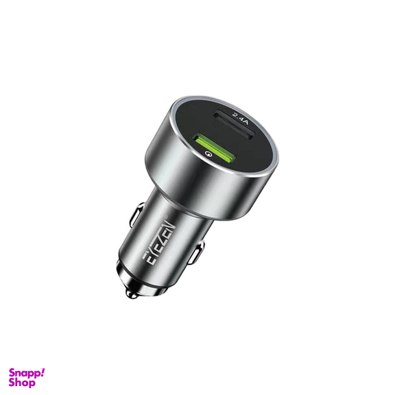 شارژر فندکی اِیزن مدل EC-C3 به همراه کابل تبدیل USB-C