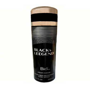اسپری مردانه بیو استار مدل Blacks Leegend حجم 200 میلی لیتر