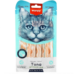 تشویقی گربه ونپی مدل Tuna Codsfish وزن 70 گرم