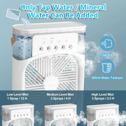 پنکه رومیزی مدل مه پاش 4in1 Air Cooling