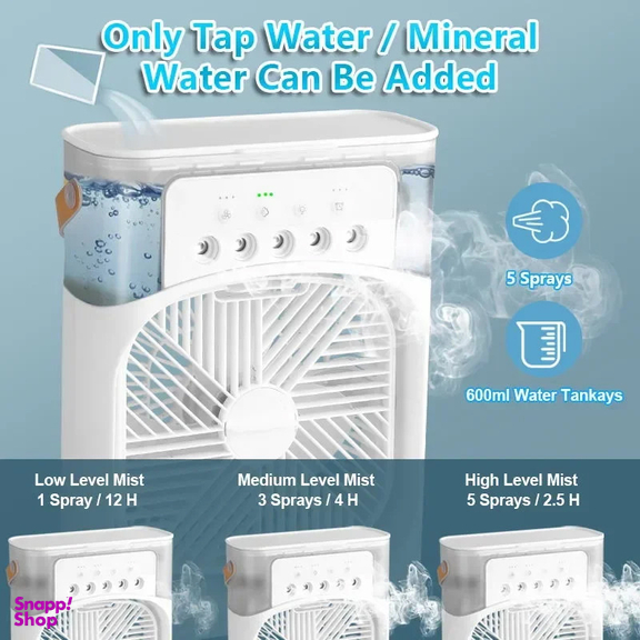 پنکه رومیزی مدل مه پاش 4in1 Air Cooling